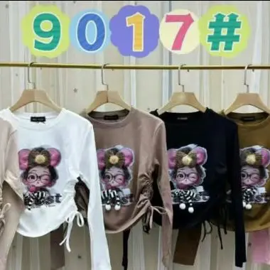 Atasan kaos anak tanggung serut kiri kanan  import premium