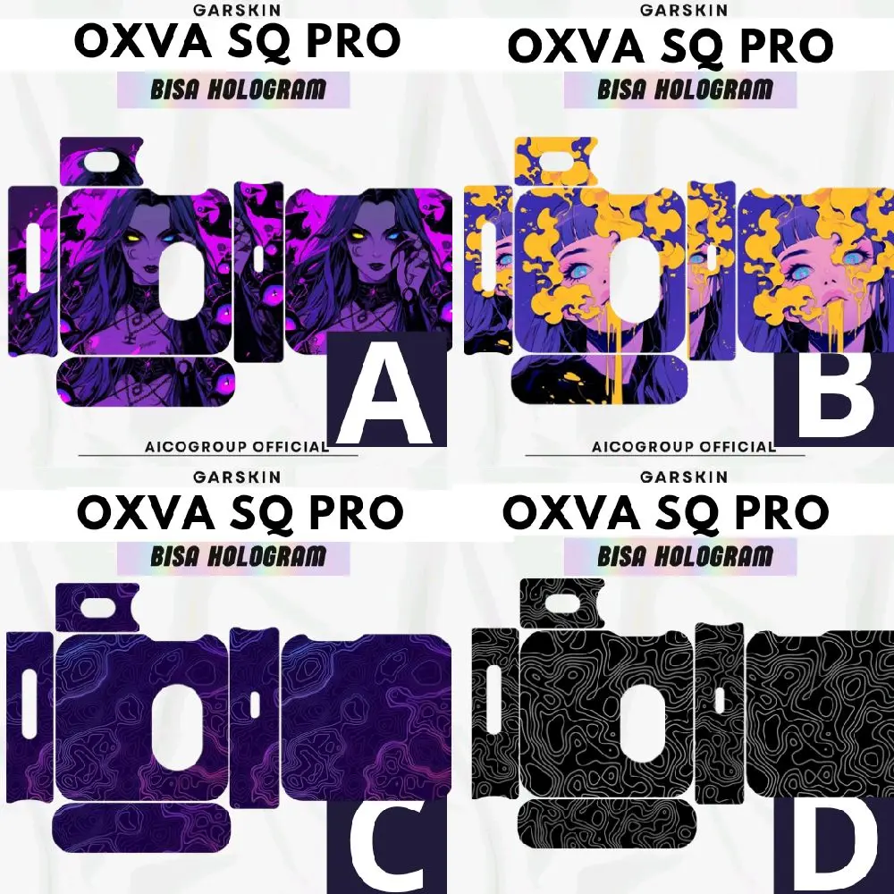 Premium Garskin Oxphac Esq Pr.o Full Body Hologram Dan Non Hologram Full Motif Desain Dan Anti Gores