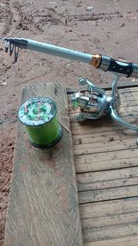 Product Review of Sougayilang Rod memancing berputar dan reel set 5.9ft/6.9ft/7.9ft Rod memancing teleskopik dan 6BB 5.2:1 Ratio memancing berputar reel memancing dengan garis memancing 500m Ikan Roda from P**a P**g 6** 0