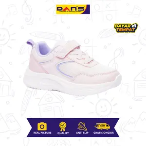 Sepatu Dans Rodya Sepatu Sneakers Anak Perempuan - Pink/Ungu