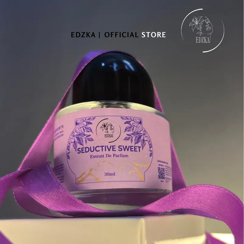 EXTRAIT DE PARFUM Edzka - Seductive Sweet 3 base parfum cewe segar dan tahan lama 30ml 0