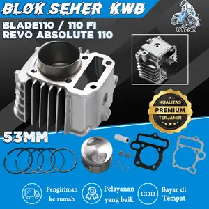 Blok Seher KWB 53mm Set Komplit Untuk Motor REVO ABSOLUT, REVO FIT, Blade