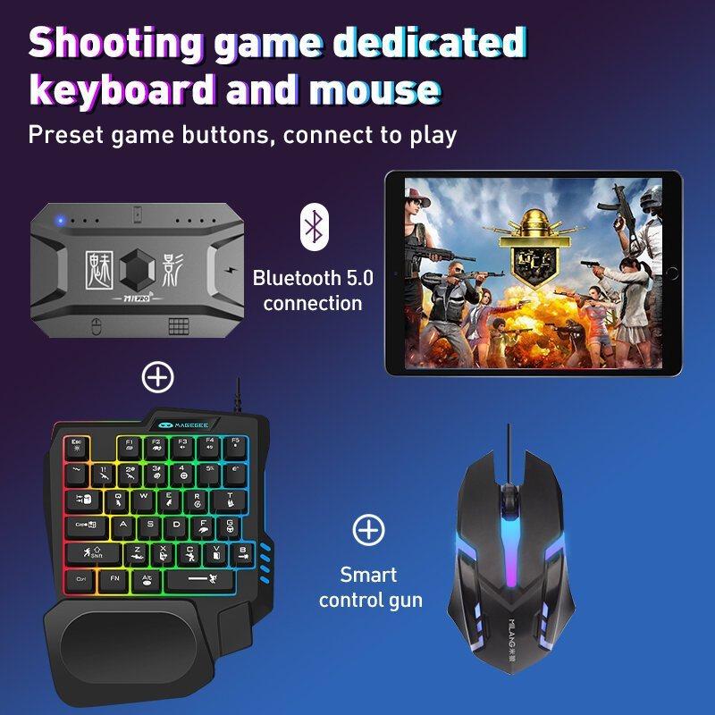 MONZA Keyboard Gaming and Mouse Set for Mobile Controller Converter Mouse And Keyboard For PC Gaming PUBG Mobile Phone Android M1 paket MONZA Keyboard Gaming and Mouse Set for Mobile Controller Converter Mouse And Keyboard For PC Gaming PUBG Mobile Phone Android M1 paket