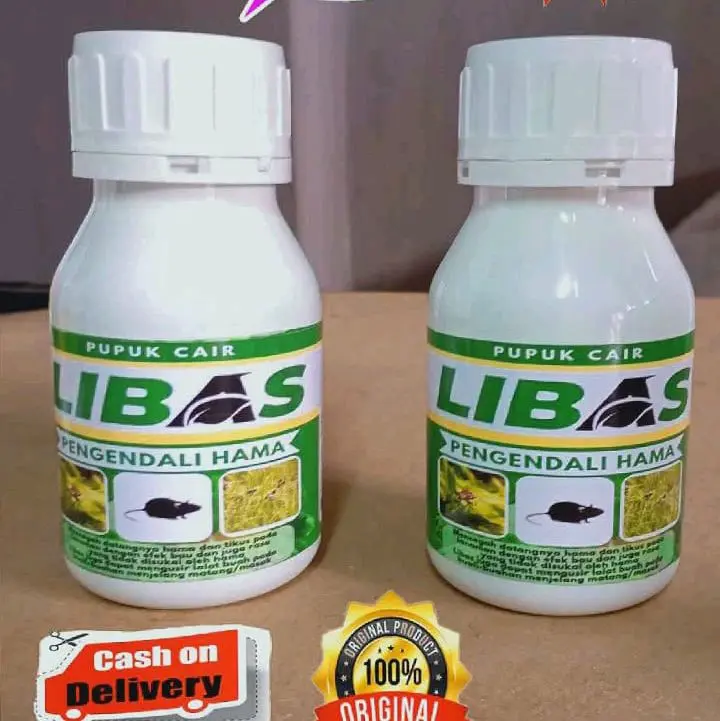 LIBAS 100 ML Pestisida Insektisida Pembasmi Hama Tanaman Racun Tikus Belalang Ulat Burung Tanaman Sehat Subur