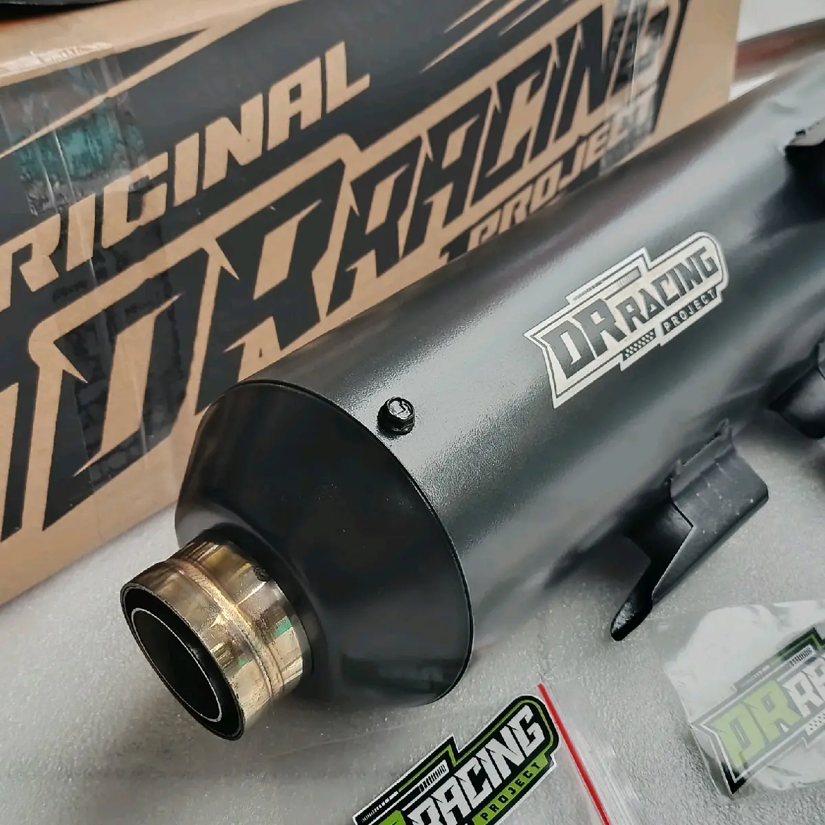 Termurah kenalpot standar racing model moncong sijiro,original DR Racing, untuk motor matic,mio,vario,beat,pcx,nmax,Scoopy, Motorcycle, Knalpot, Tabung Dudukan shijiro