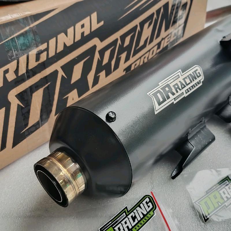 Termurah kenalpot standar racing model moncong sijiro,original DR Racing, untuk motor matic,mio,vario,beat,pcx,nmax,Scoopy, Motorcycle, Knalpot, Tabung Dudukan shijiro 0