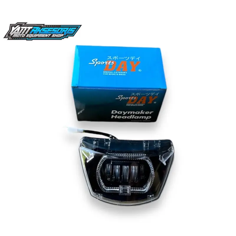 lampu fiz r lampu led day kotak set reflektor fizr fisr vega sudah pnp Motor Motorcycle 1