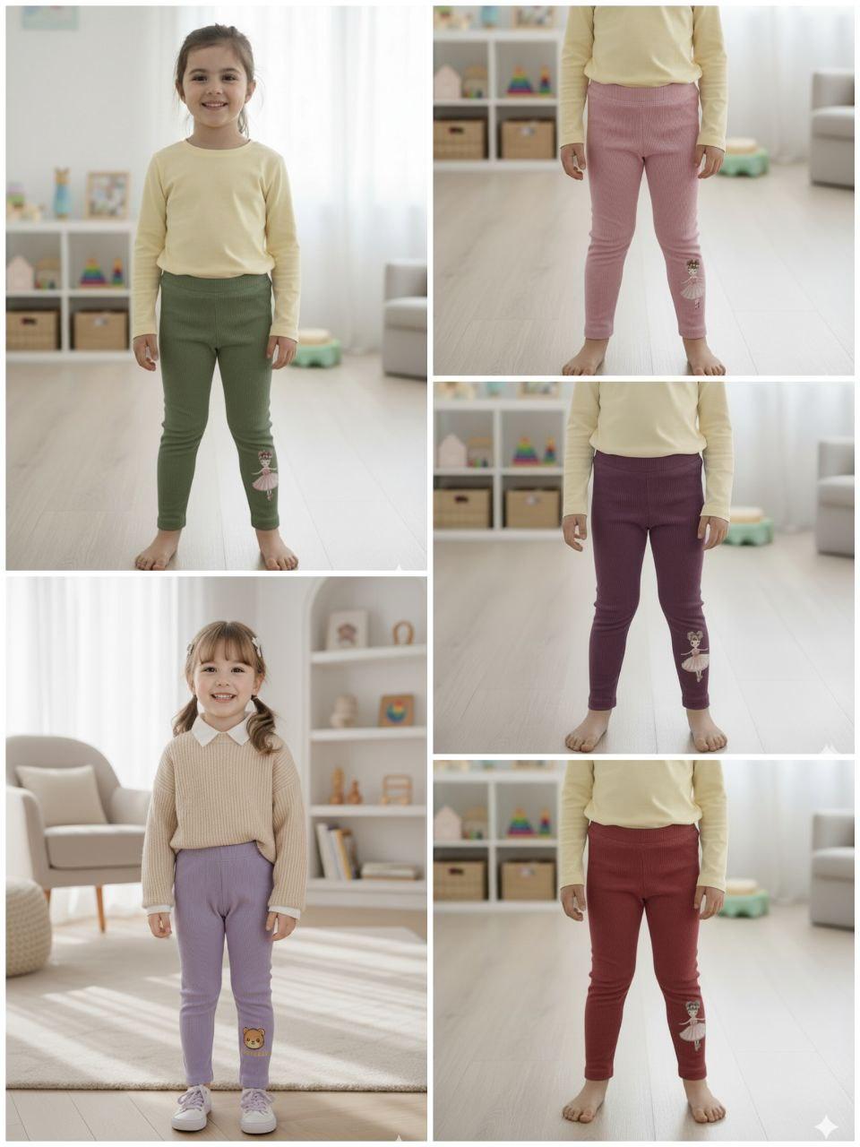PAKET HEMAT ISI 5PCS LEGING MILANO ANAK || USIA 1-10THN Fashion