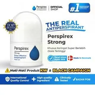Perspirex Strong Antiperspirant Roll On - 20ml / Deodoran Tawas Ketiak Mengurangi Keringat Berlebih dan Bau Badan Deodorant