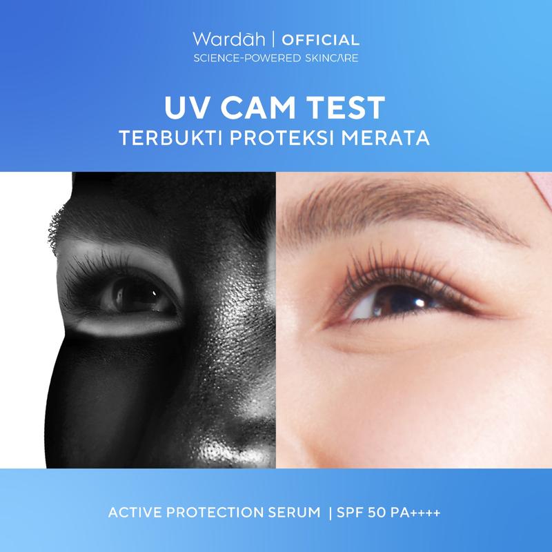 WARDAH UV Shield Active Protection Serum SPF 50 PA ++++ 35 ml - Sunscreen Wajah 0% Alkohol dan Waterproof - Tekstur Ringan - Untuk Semua Jenis Kulit - Skincare 4