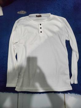 Product Review of KAUS KANCING WAFFLE LENGAN PANJANG PRIA MODEREN TERBARU Baju Hitam from s**u B**a 1
