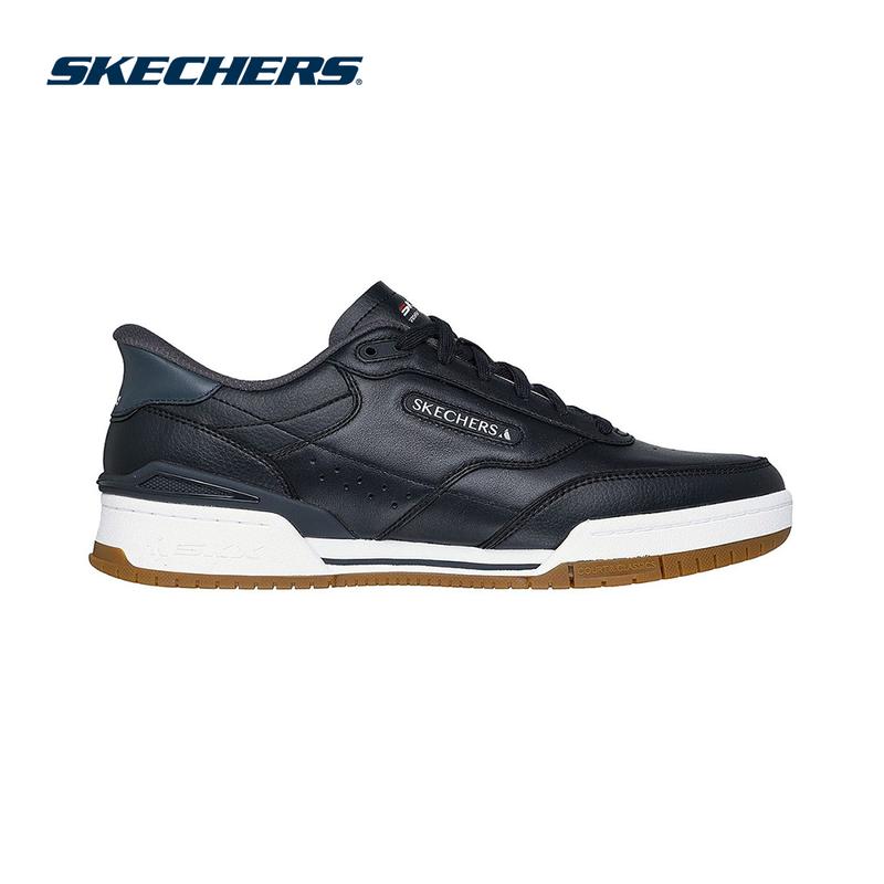 Giày Thể Thao Nam Skechers Slip-ins Court Classics Recoil - 254200-BKW Air-Cooled Memory Foam