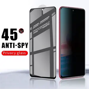 Tempered Glass Samsung dan iPhone Spy Glossy/Matte Anti-Spy 45 Derajat Perlindungan Layar Efektif Privasi Aman Kaca Glossy dan Matte Kompatibel dengan iPhone dan Samsung