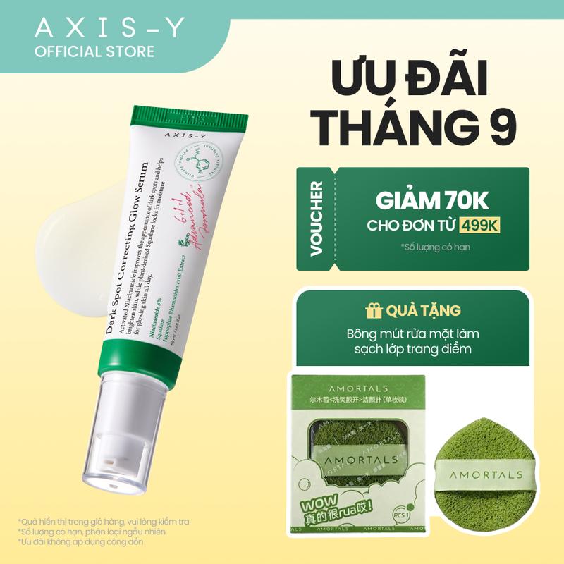 AXIS-Y Tinh Chất Dưỡng Sáng & Hỗ Trợ Làm Mờ Thâm Dark Spot Correcting Glow 5%…