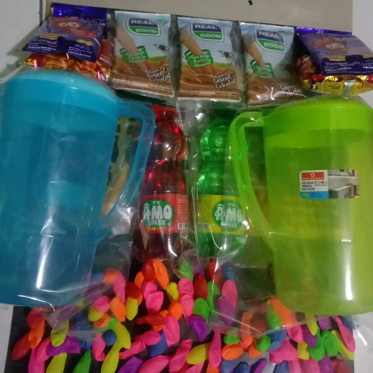 mainan cabutan balon berhadiah isi 100 pcs. TKo