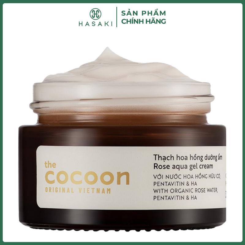 Kem Dưỡng Cocoon Dưỡng Ẩm Dạng Thạch Từ Hoa Hồng 30ml | HASAKI BEAUTY Làm Đẹp Da Chăm Sóc Da
