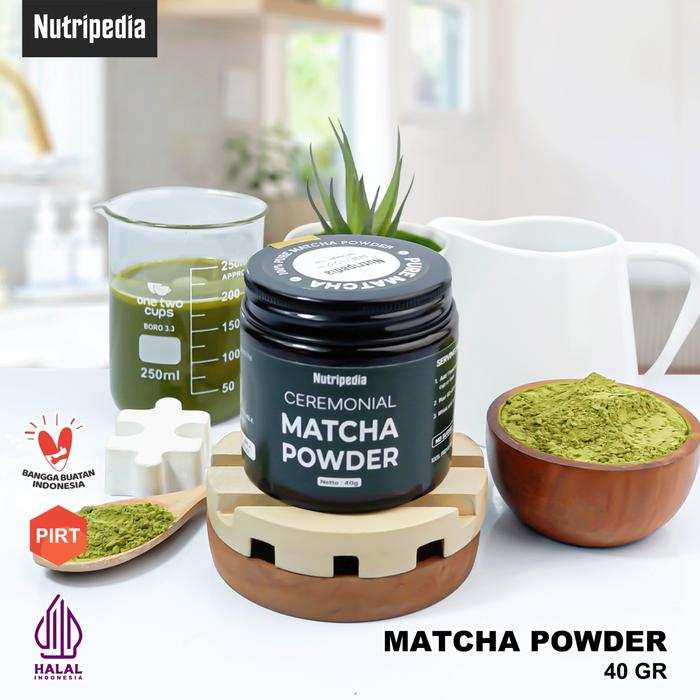 Gambar Nutripedia - Pure Matcha Powder 40 gr | Ceremonial Matcha Powder | Tanpa Campuran No Sugar No Creamer dari NUTRIPEDIA ID Kota Administrasi Jakarta Barat Tokopedia