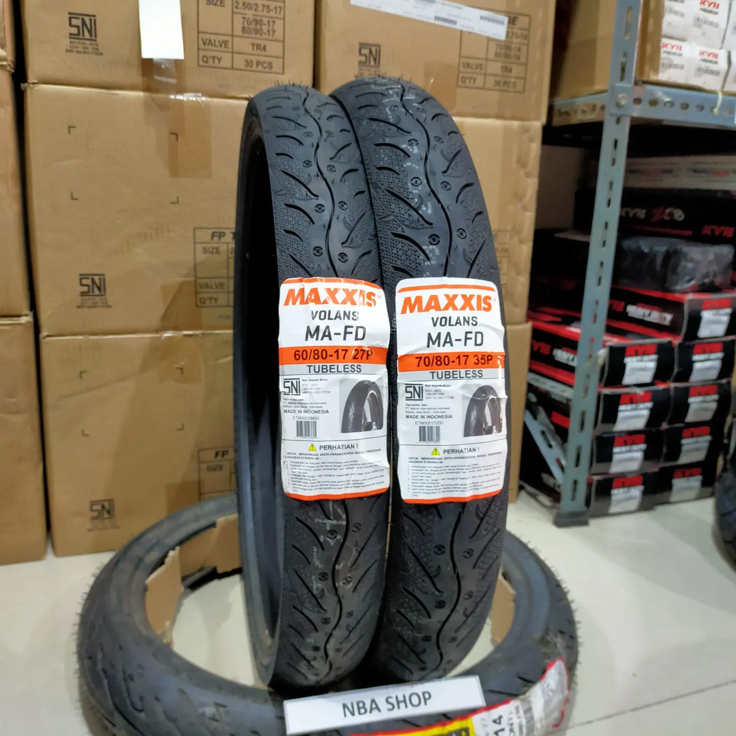 MAXXIS VOLANS 60/80-17 DAN 70/80-17 TUBELESS