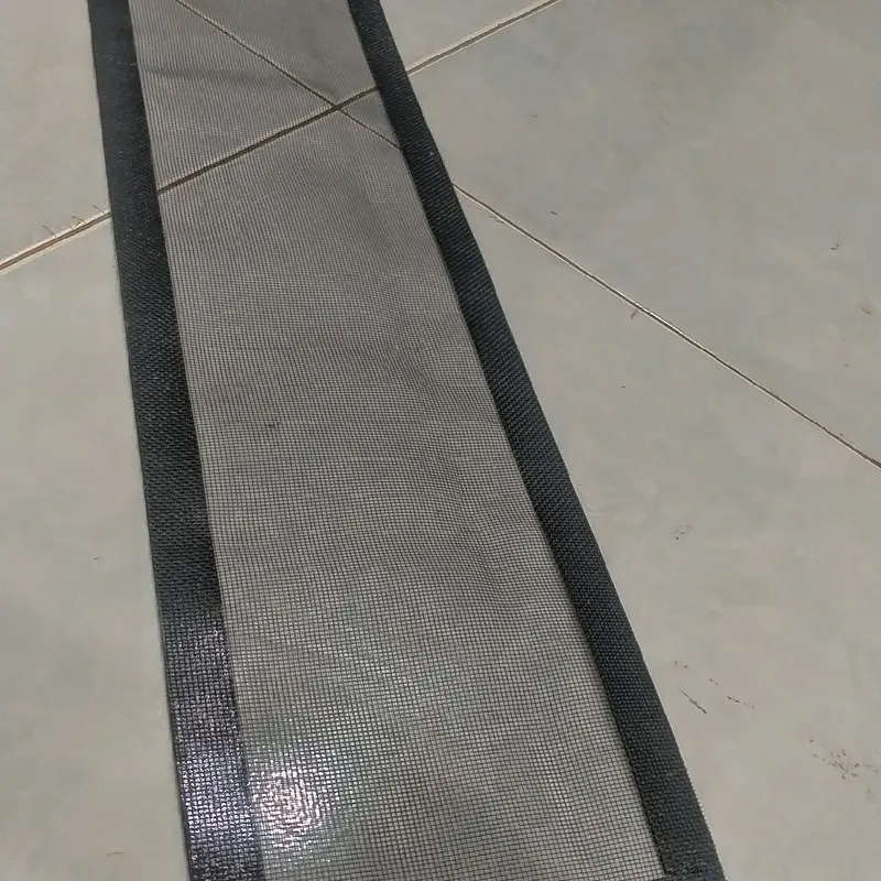 kasa nyamuk murah , kasa nyamuk hanya lem dan jaring kasa , langsung tempel , tidak bisa dilepas Hitam 12x68cm 5
