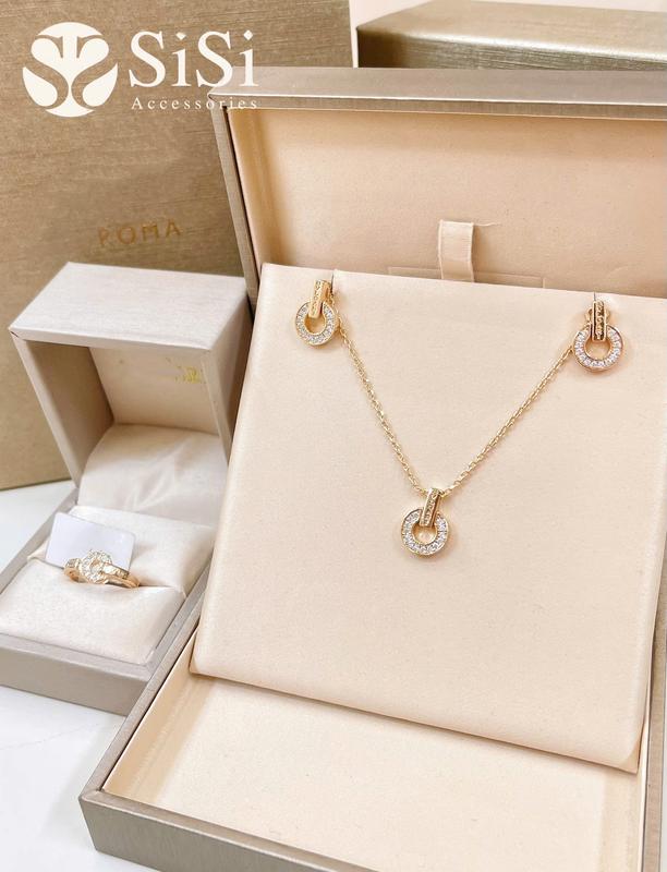 SET TRANG SỨC TRÒN B.v.l CAO CẤP  – ĐƠN GIẢN MÀ ĐẲNG CẤP- TRANG SỨC PHỤ KIỆN 2