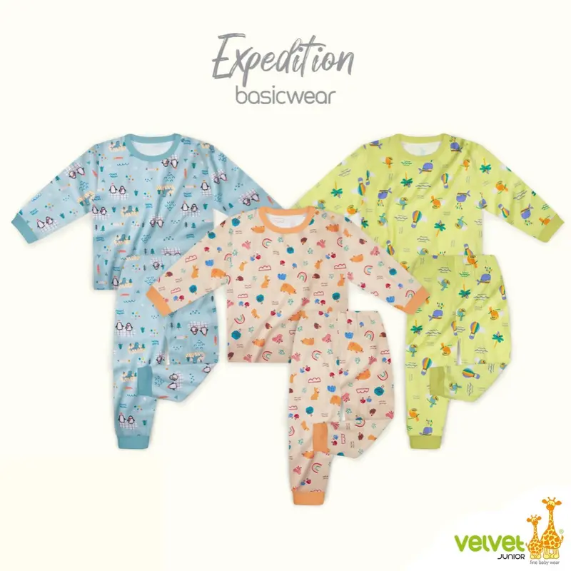 3 STEL velvet junior baju PENDEK celana PENDEK size S M L LB XL XXL Setelan Fashion 3
