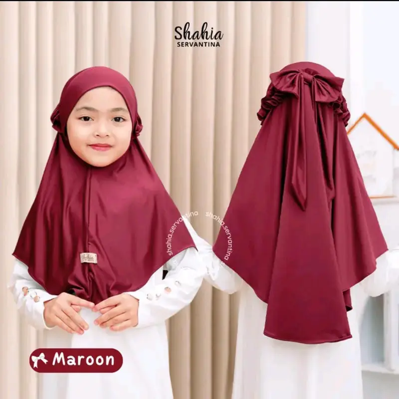 Jilbab Anak Pita Jilbab Bergo Pita Jilbab Anak pita Ria Riaricis Jersey Tetrbaru Kerudung Instan 0