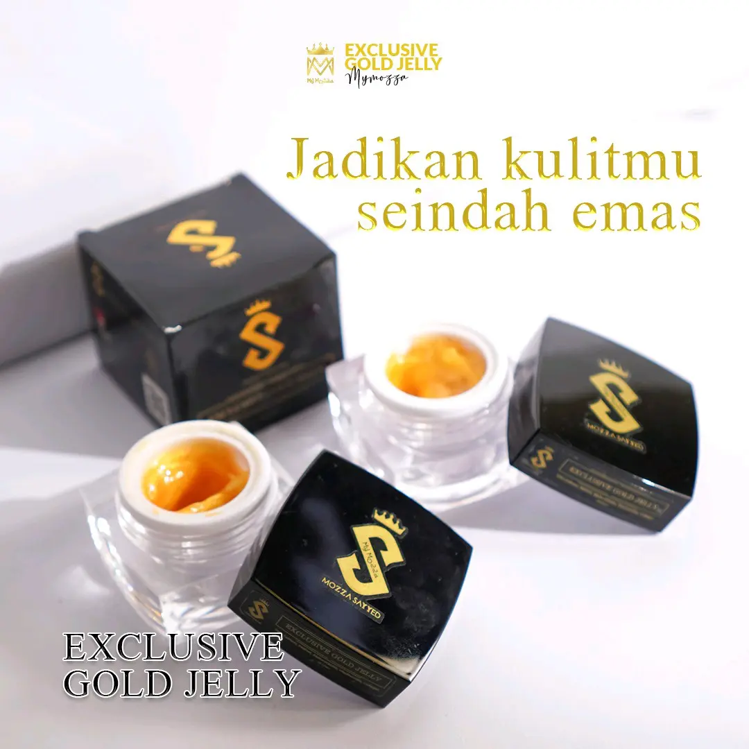 MyMozza Exclusive Gold Jelly 10gr  Mencerahkan Wajah