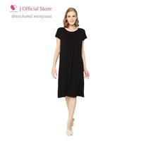 Gambar Baju Hamil Dress Hamil Menyusui Modern Kekinian - Soft Denim dari Baju Hamil Menyusui Happymomma Kota Tangerang Selatan 4 Tokopedia