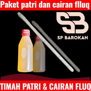 TIMAH PATRI 50X50 PERBATANG & CAIRAN FLLUQ SATU PAKET FLUQQ&TIMAH