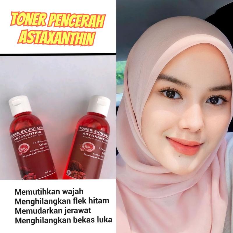 Product Introduction of Toner Pemutih Wajah Astaxanthin Penghilang Flek Hitam dan Bekas Jerawat - Mencerahkan, Memudarkan Bopeng 3