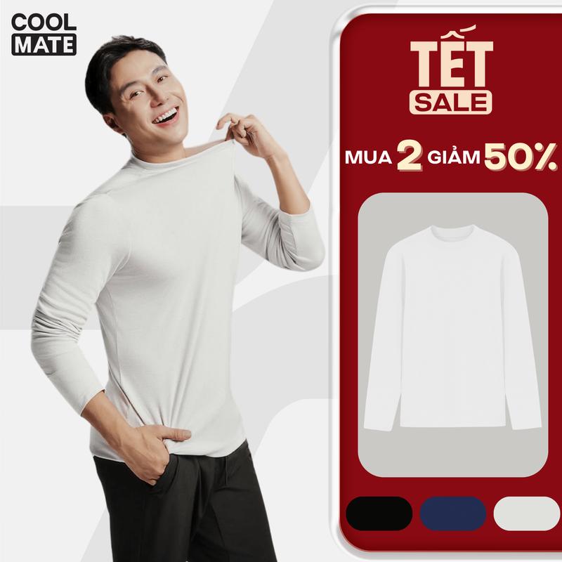 MUA 2 GIẢM 50% Áo giữ nhiệt Nam ExWarm Cổ thấp Cổ trung mềm mại giữ ấm tốt - FW25 - Coolmate