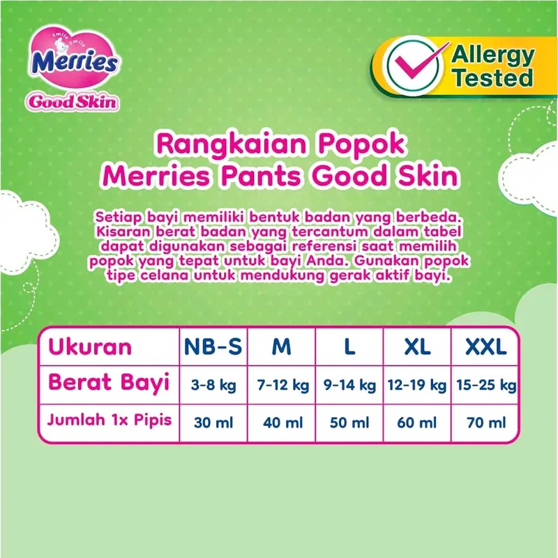 [PROMO] XL26 MERRIES PANT GOOD SKIN / DIAPERS POPOK BAYI CELANA 2