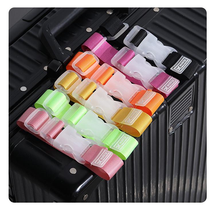 Product Introduction of New AdjustableTravel  Anti-loss Luggage Strap Straps Suitcase Bag Straps Belt  Portable Clip Buckle Strap  Travel Accessories 11