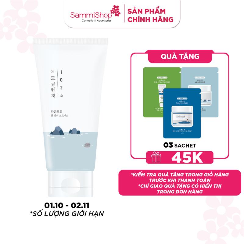 Round Lab Sữa rửa mặt 1025 Dokdo Cleanser 150ml