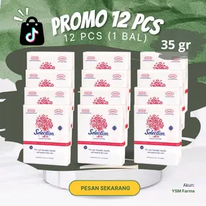 [12 PCS] Kapas Selection 35 gram Facial