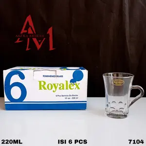 GELAS KACA ROYALEX RXK-220/TP -1WBP ( 7104 ) DAN JMP-300/TP6-1WBP ( 7105 ) + FREE BUBBLE WRAP