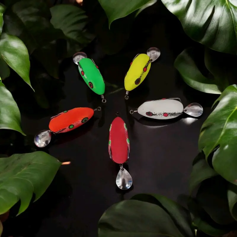SOFT FROG 4 CM MURAH BERKUALITAS LURE MANCING CASTING IKAN GABUS TOMAN PANCING Umpan 1