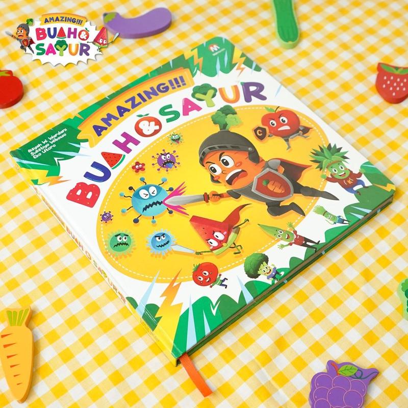Product Introduction of Buku Anak - Buah dan Sayur - Amazing!!! Buah & Sayur - Buku Ensiklopedia Anak Usia 5+ - Visi Mandiri - Hardcover Books 9