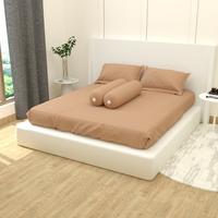 Gambar ADELA Sprei Set HAZELNUT - T30 Elegant Collection - 160x200x30 B4 dari Adela Sprei & Bedcover Kab. Gresik 2 Tokopedia