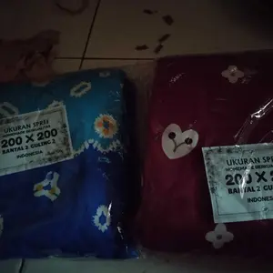 Seprei set motif batik terbaru semua ukuran ada kain halus