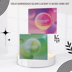 CELO SKINCARE GORGEOUS GLOW SET X ACNE SET WAJAH BPOM