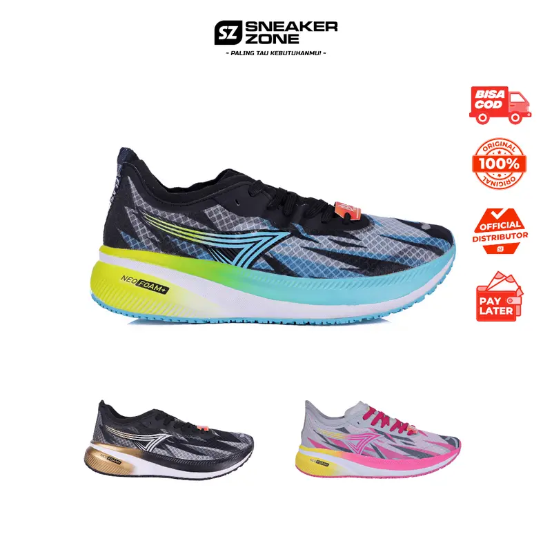 SEPATU RUNNING ARDILES  NFINITY FLASH - SNEAKER - SEPATU LARI Abu Outdoor 0