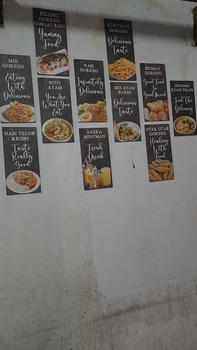Product Review of HIASAN DINDING WALDECOR MAKAN BLACK MENU UKURAN 15 X 30 CM BISA CUSTOM from D**y 0