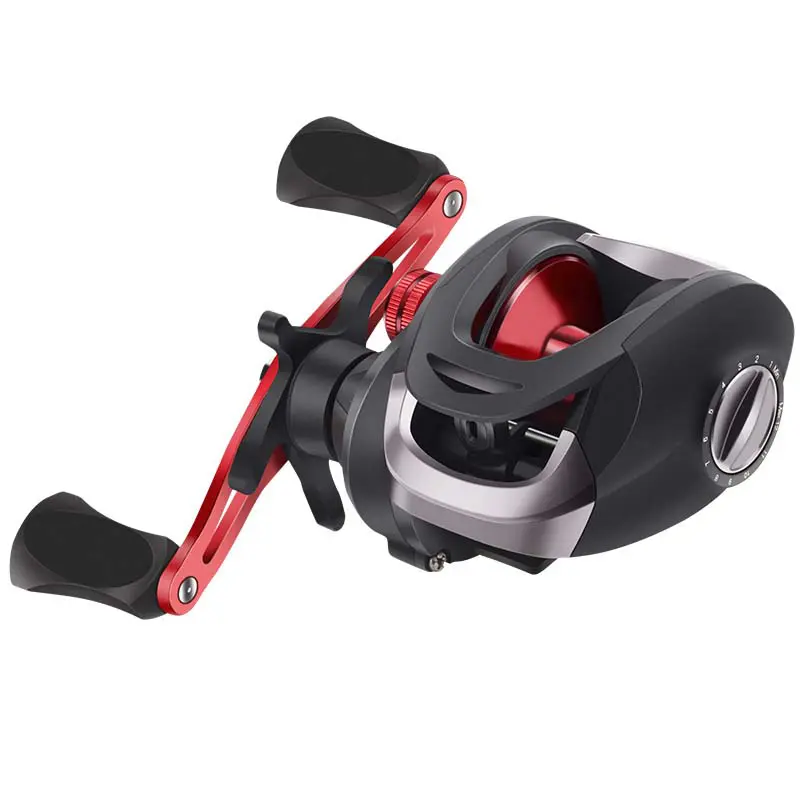 HAUT TON Baitcasting Fishing Reel,7.2:1Gear Ratio Baitcaster Reels,22Lb Max Drag,2+1BB.