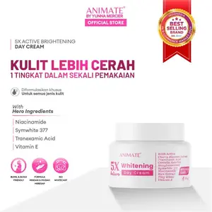 Animate 5x Active Whitening Day Cream 10 gr | Day Cream Mencerahkan