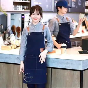 Celemek Dapur Pria Wanita Model Apron Barista