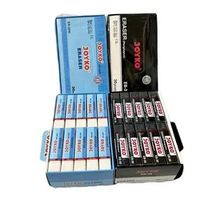 penghapus joyco 1pak 30 pcs hitam dan putih
