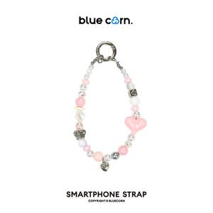 Bluecorn Sweetheart Candy Beaded Phone Charm – Handmade, Cute & Matches Everything