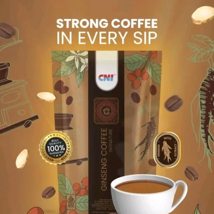 CNI Ginseng Coffee Signature Isi 10 Sachet