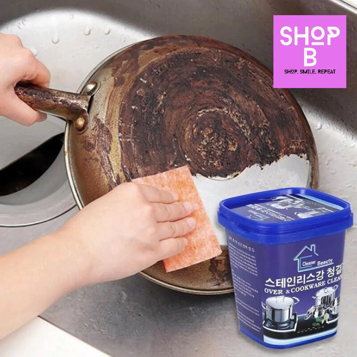 CLEANER BEAUTY KRIM/KRIM PEMBERSIH NODA GOSONG WAJAN PANCU TEFLON SERBAGUNA